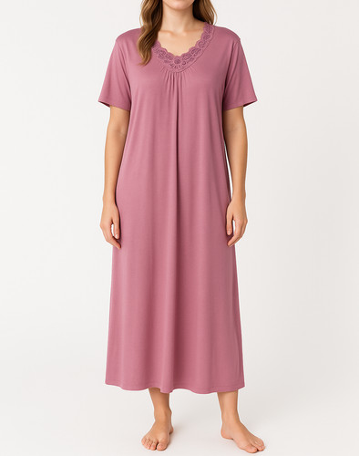 Damen nachthemd hauskleid - ,