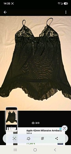 Damen negligé chemise - damen, negligé/chemise