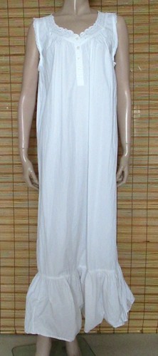 Weisses nachtkleid lang - weisses,
