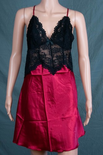 Damen satin nachthemd - satin,