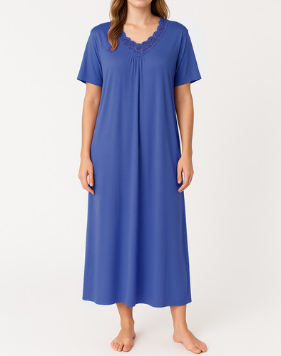 Damen nachthemd hauskleid - nachthemd,