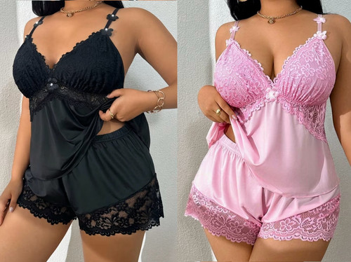 Tlg sexy satin pyjama set - pyjama,