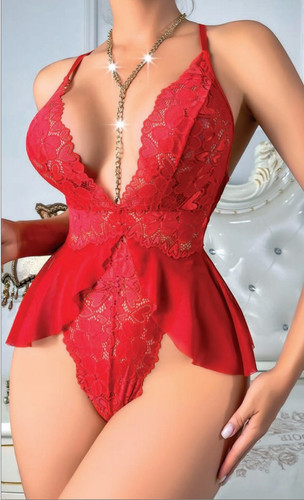 Erotischer body mit spitze - erotischer,
