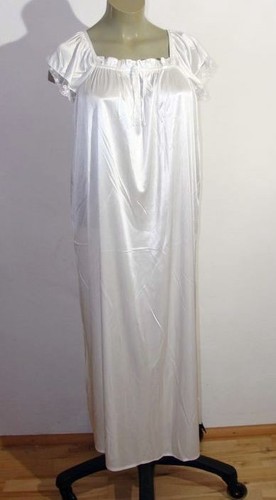Vintage satin glanz nachthemd - vintage,