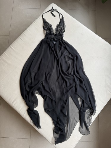 Myla schwarzes negligé - schwarzes, /