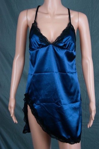 Damen satin nachthemd negligé - damen,